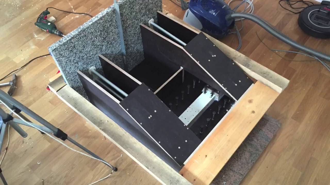 DIY Epoxy Granite CNC Milling Machine Mold for the Bridge Part1