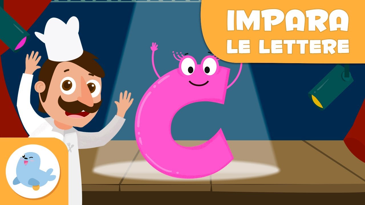 Impara la lettera “C” con Carlo il Cuoco - L'alfabeto