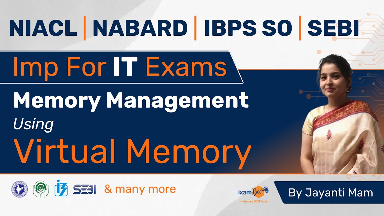 NIACL IT | SEBI IT | NABARD IT | Imp For All IT Exams | Memory Management Using Virtual Memory