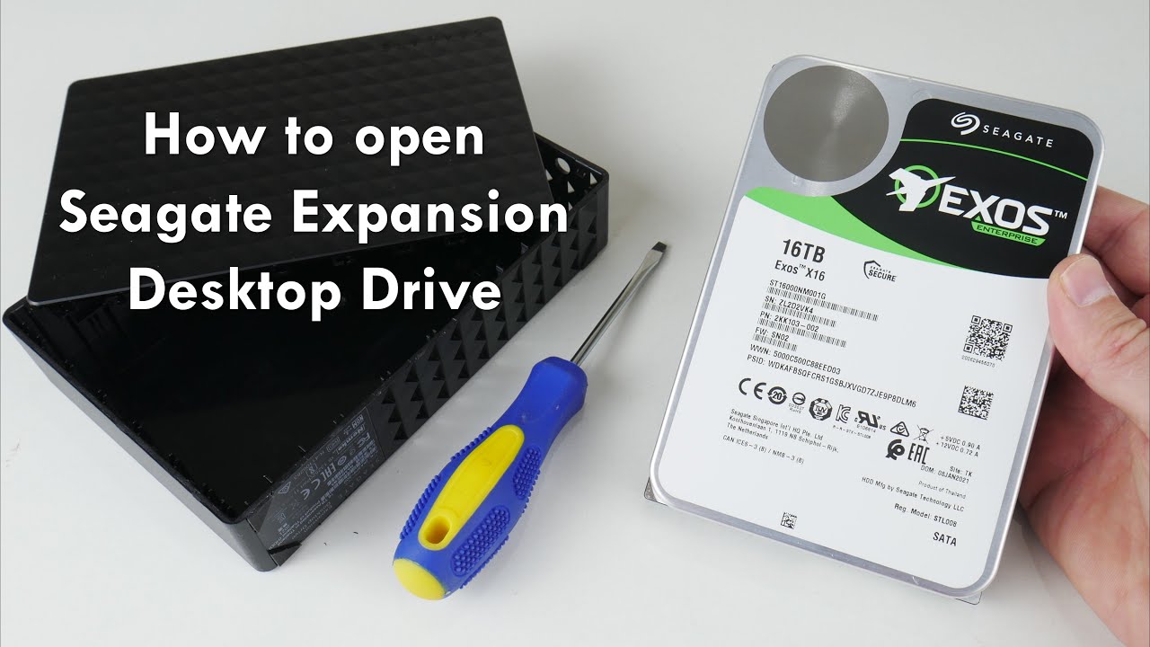 How to open Seagate Expansion Desktop Drive to get internal SATA Hard Drive for cheaper price