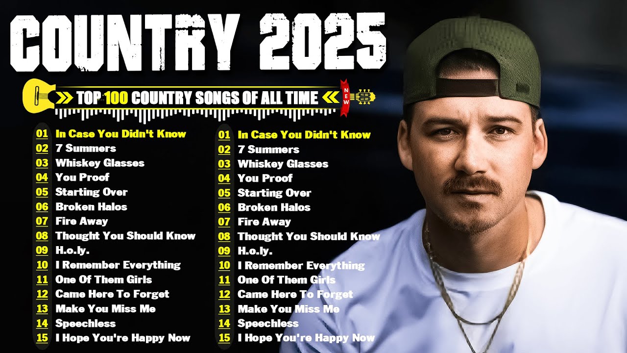 Country Songs 2025 🔔 Morgan Wallen, Luke Combs, Kane Brown, Chris Stapleton, Brett Young