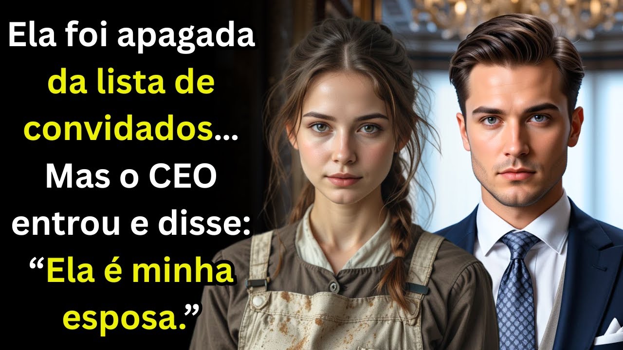 Uma garota simples foi apagada da lista de convidados, mas o CEO entrou e disse: