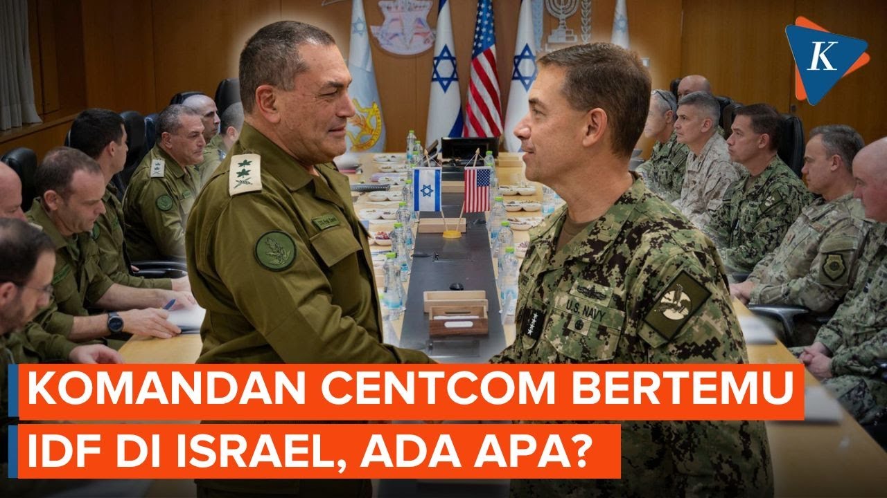Komandan Komando Pusat AS Bertemu Bos IDF di Israel, Bahas Apa?