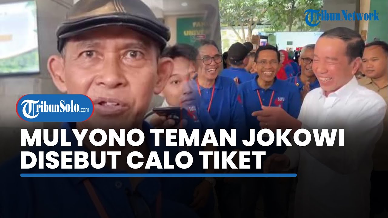 Mulyono, Teman Jokowi di Reuni UGM, Disebut Calo Tiket di Terminal Tirtonadi Solo