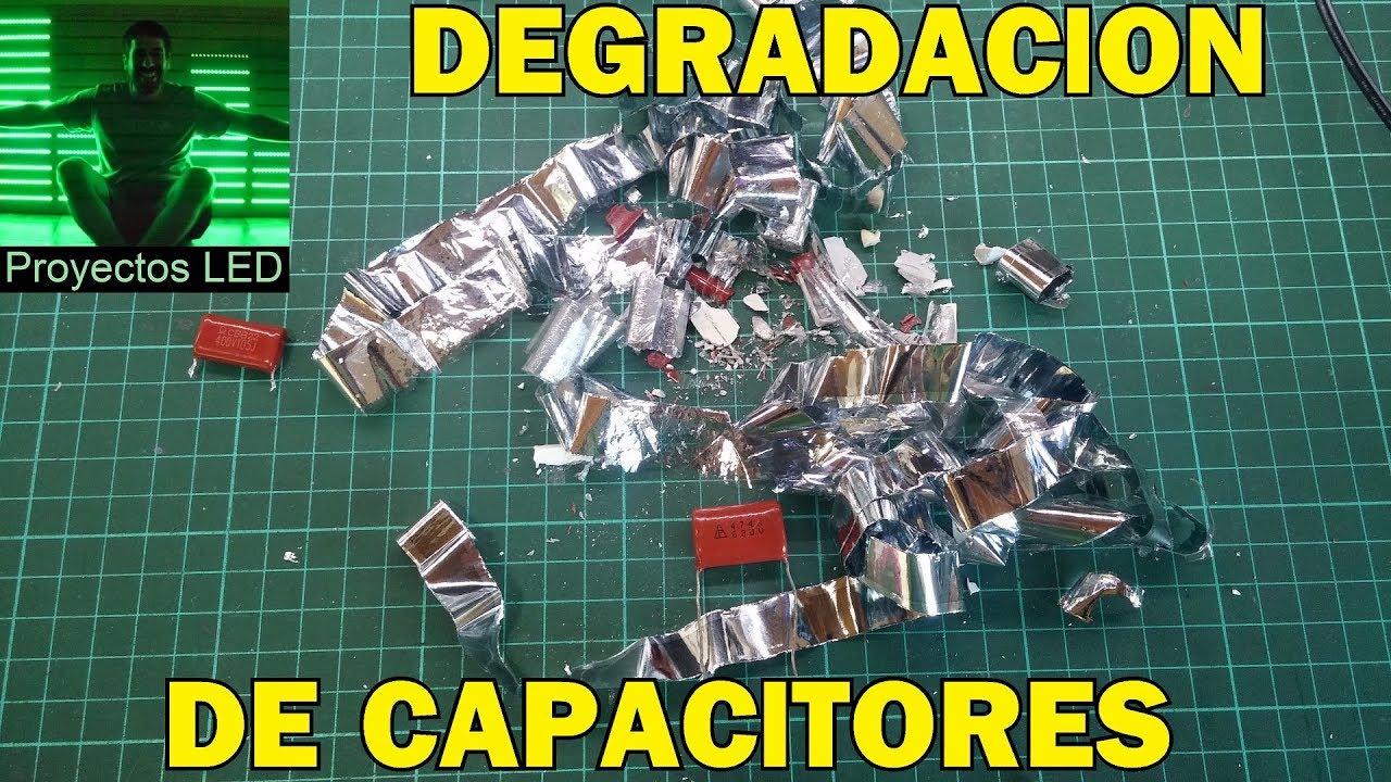 Degradacion de capacitores de poliester.