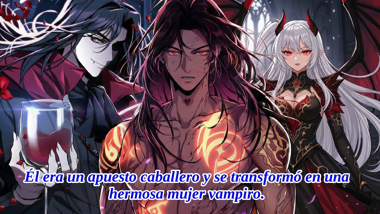 Él era un apuesto caballero y se transformó en una hermosa mujer vampiro. - Manhwa Resumen