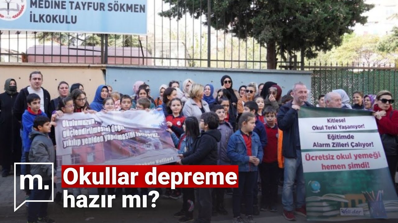Veliler ve çocuklar depreme dayanıklı okul istiyor