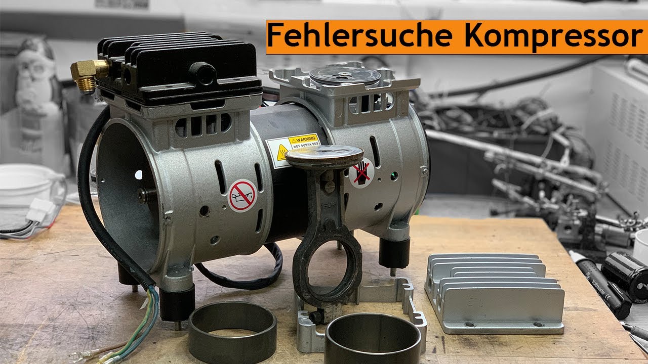 Fehlersuche bei Flüsterkompressoren | Kolbenringe wechseln!  WELDINGER Hilfe zur Selbsthilfe!