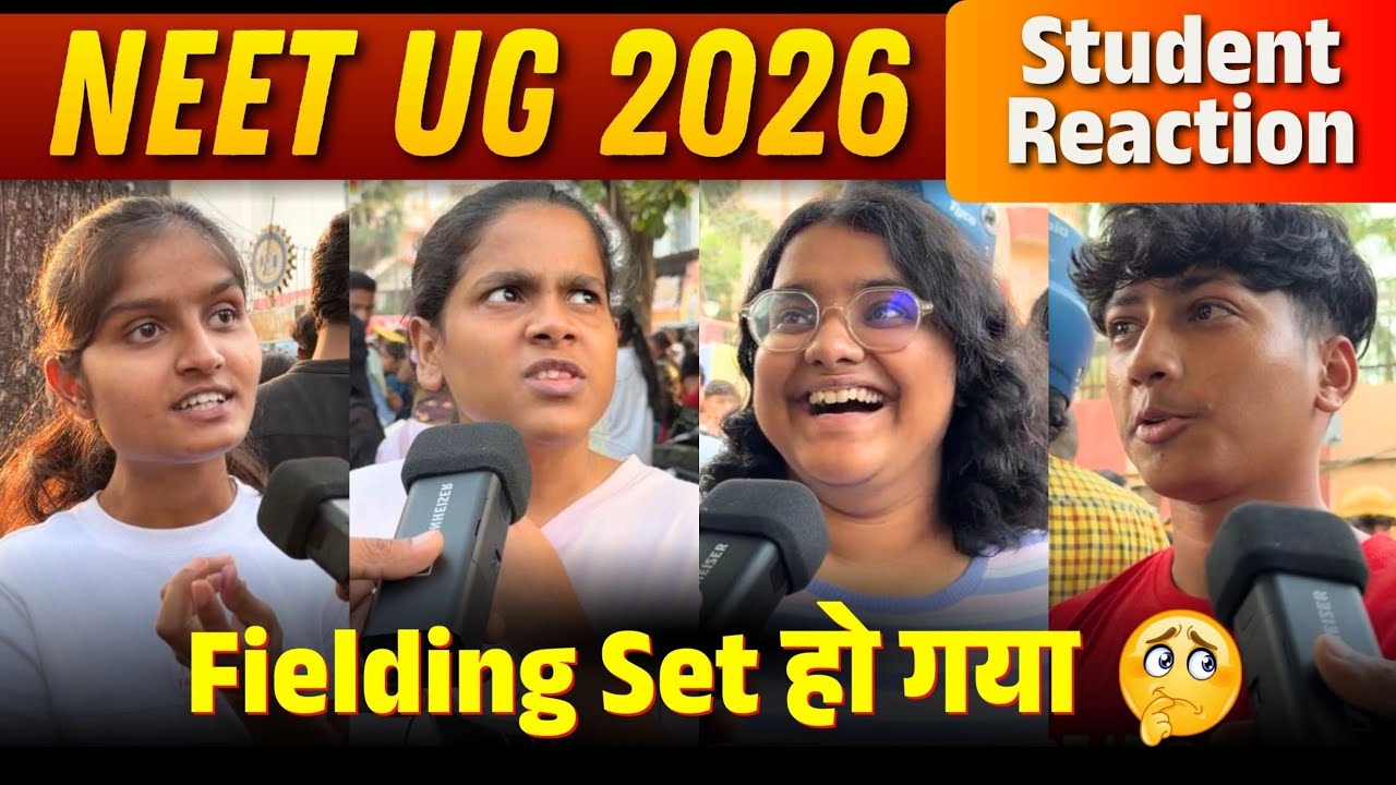 NEET UG Exam 2026 | Fielding Set ? | Honest Student Reaction #neetexam #neetug2026