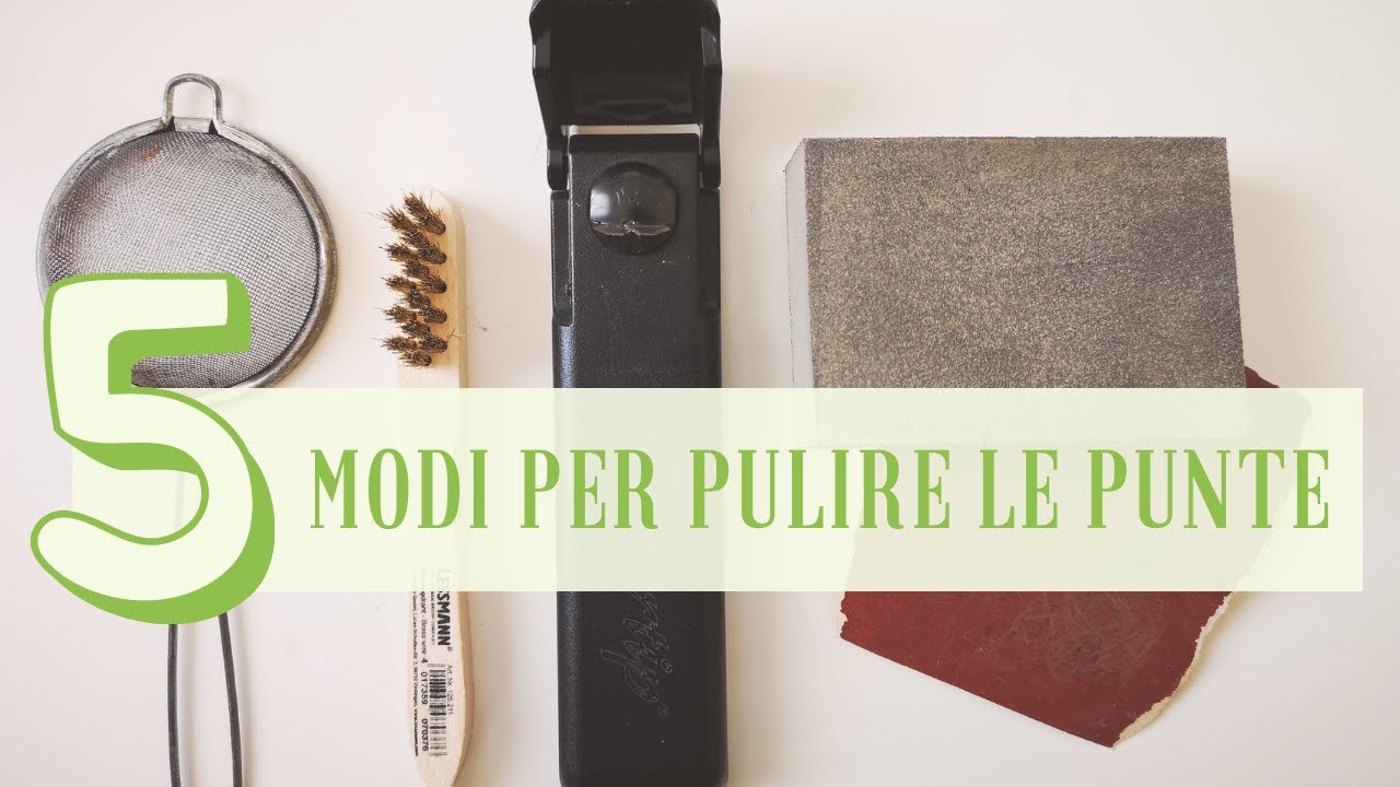 5 MODI per pulire le punte del pirografo.