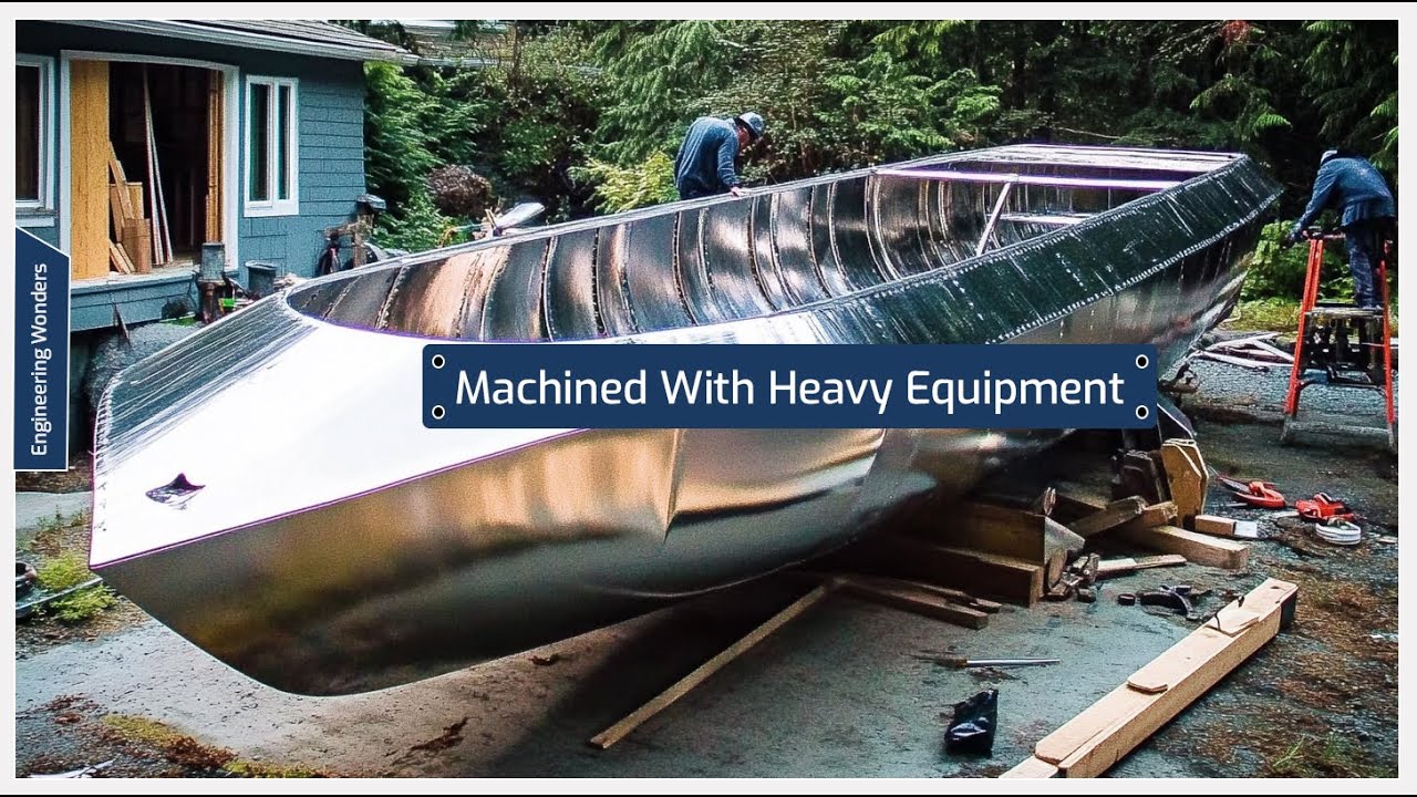 Explore Amazing Wood Boat Building Techniques and Steel Ship Production Technology