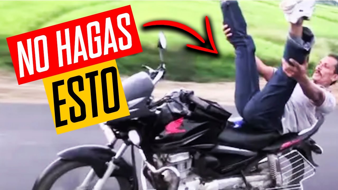 5 MALOS HABITOS que TODOS hacemos MONTANDO EN MOTO