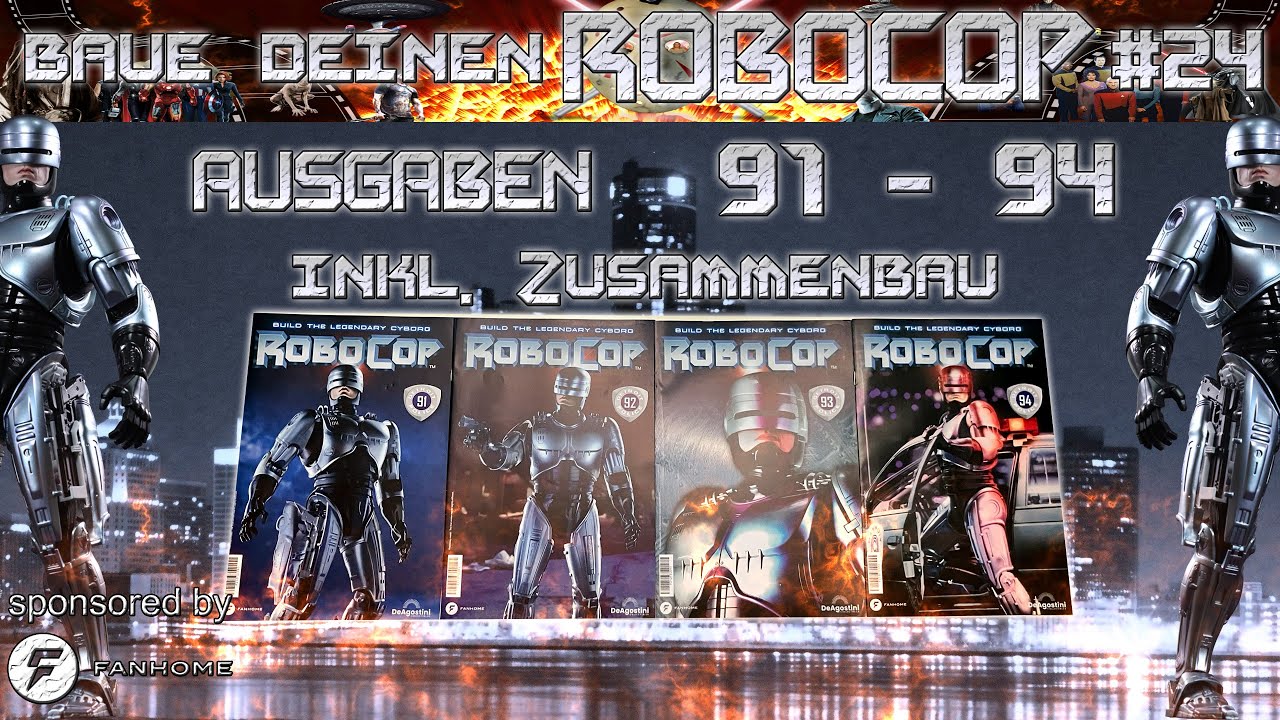 Bau deinen legendären ROBOCOP #24 - Ausgaben 91 - 94 von Fanhome
