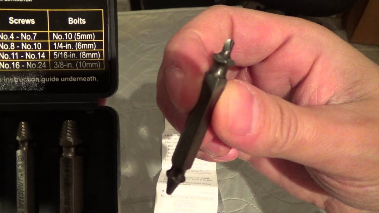 Speed out Stripped Screw Removed first use Review