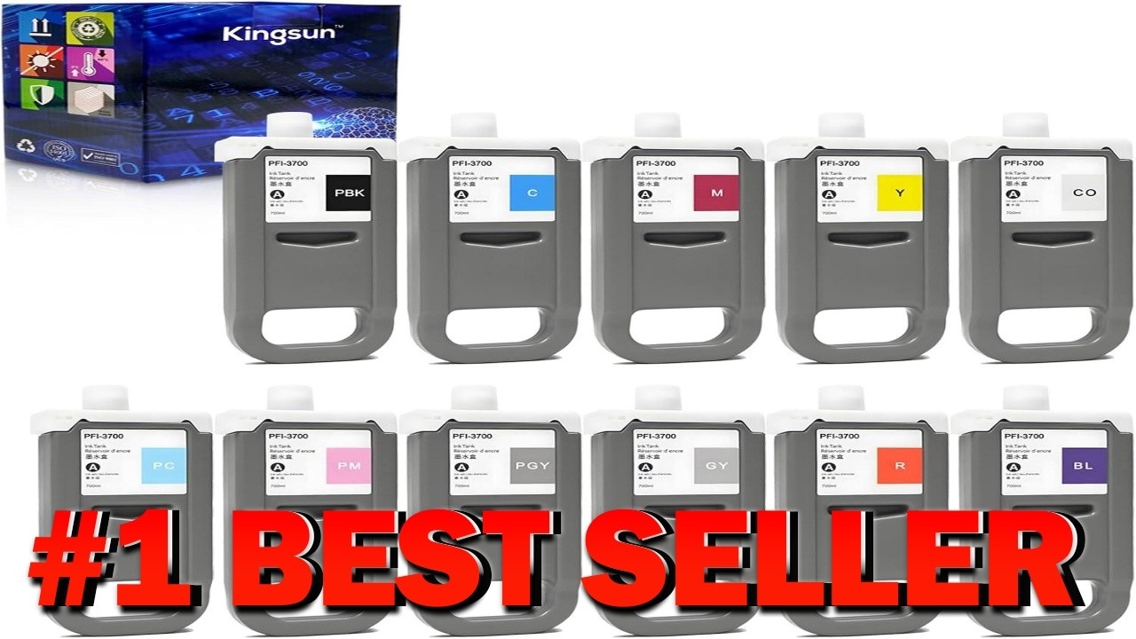 PFI 3700 Ink Cartridge Pigment Ink Tank PFI3700 Compatible for Canon ImagePROGRAF PRO 4 -