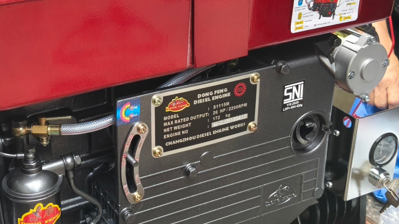 Dongfeng S1115M 26 PK HP Dinamo Starter Diesel 