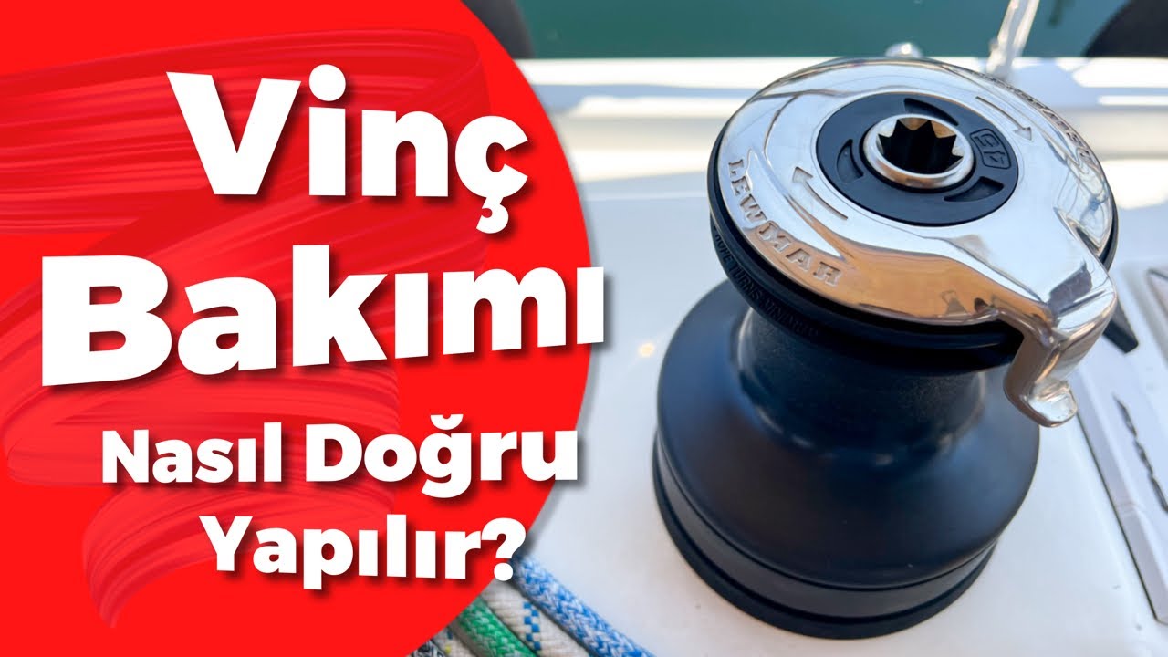 Vinç bakımı nasıl doğru yapılır? Lewmar vinç bakımı. 