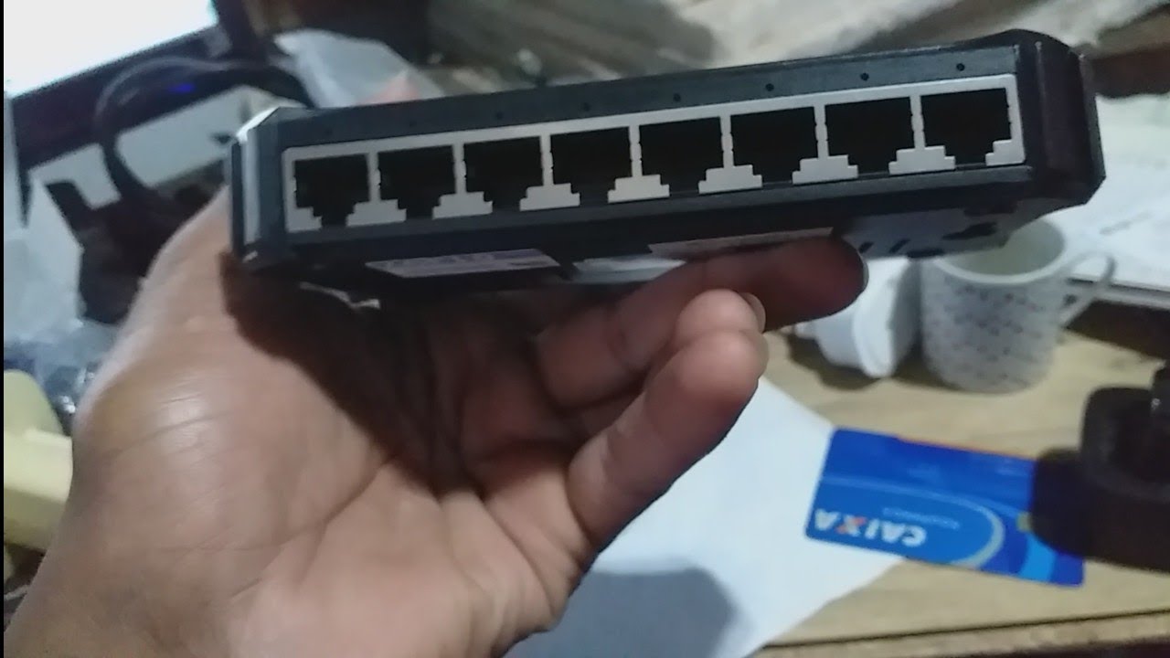 switch Giga usando como fonte poe giga parte 1