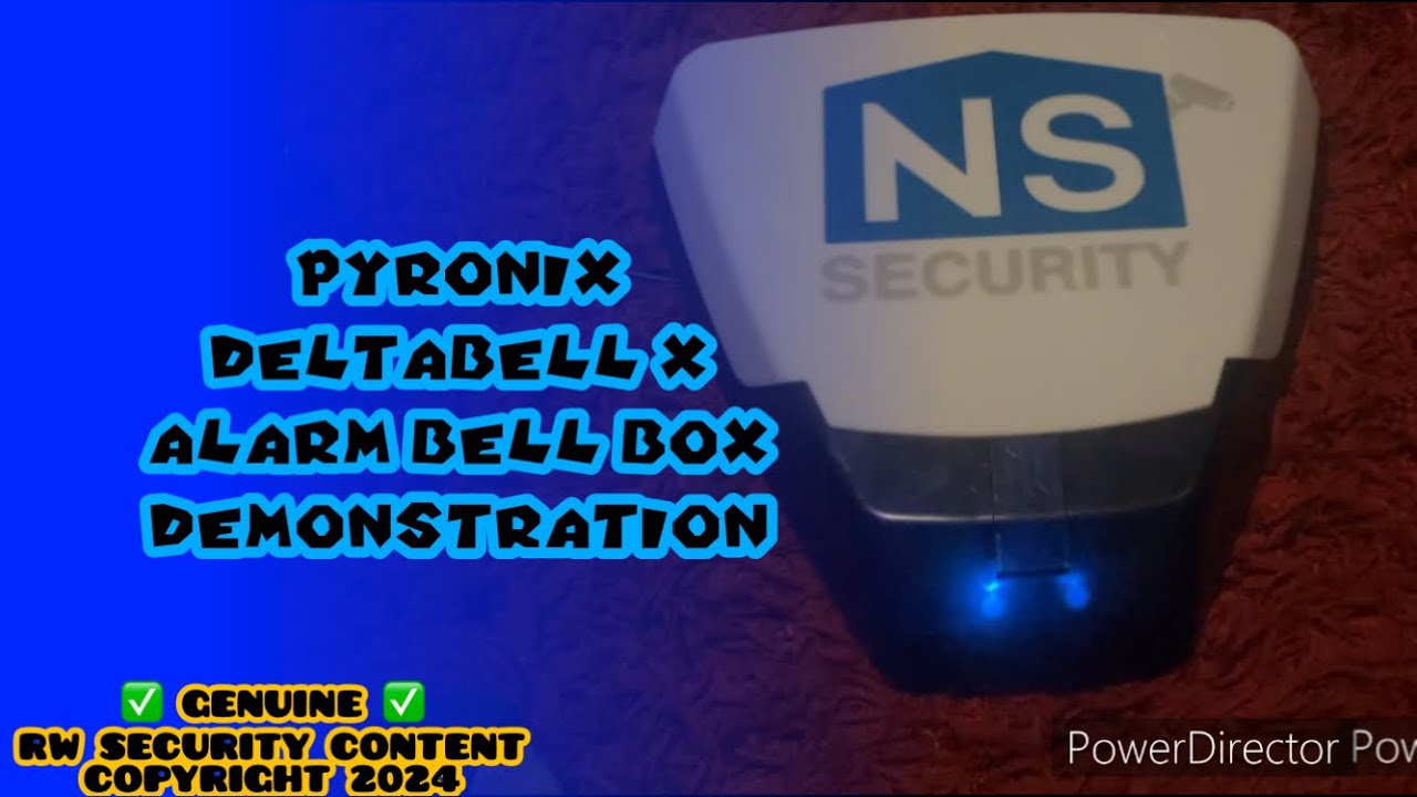 Pyronix Deltabell X Alarm Bell Box Demonstration