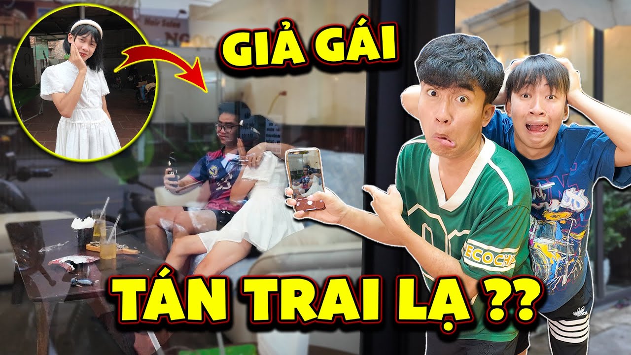 Anh Tóc Xoăn Thách Hiếu Hài Hước Giả Gái Đi Tán Trai Lạ - Cái Kết Khiến Tất Cả Bất Ngờ