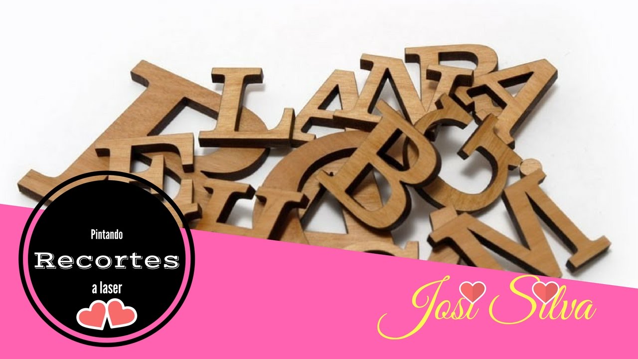 Como pintar peças com corte a laser com Josi Silva / ¿Cómo pintar piezas con cortes de Lase