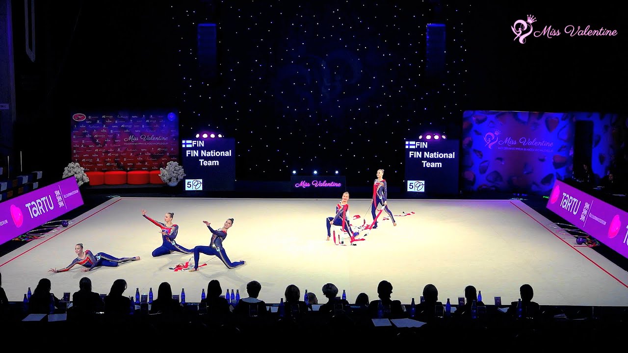 FIN National Team (FIN) 🥈💗 MISS VALENTINE 2025 | FIG RGG Senior 5ribbon Final - 17.500