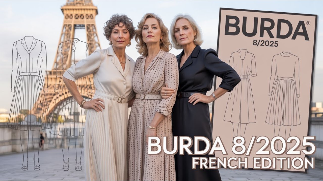 First Look: Burda Style 8/2025 Collection –  Chic, Modern &  Timeless