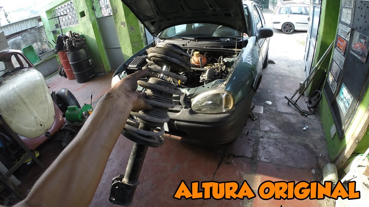 TROCANDO AS MOLAS DO CORSA + AMORTECEDOR RUIM | SERÁ QUE FICOU BOM? #22