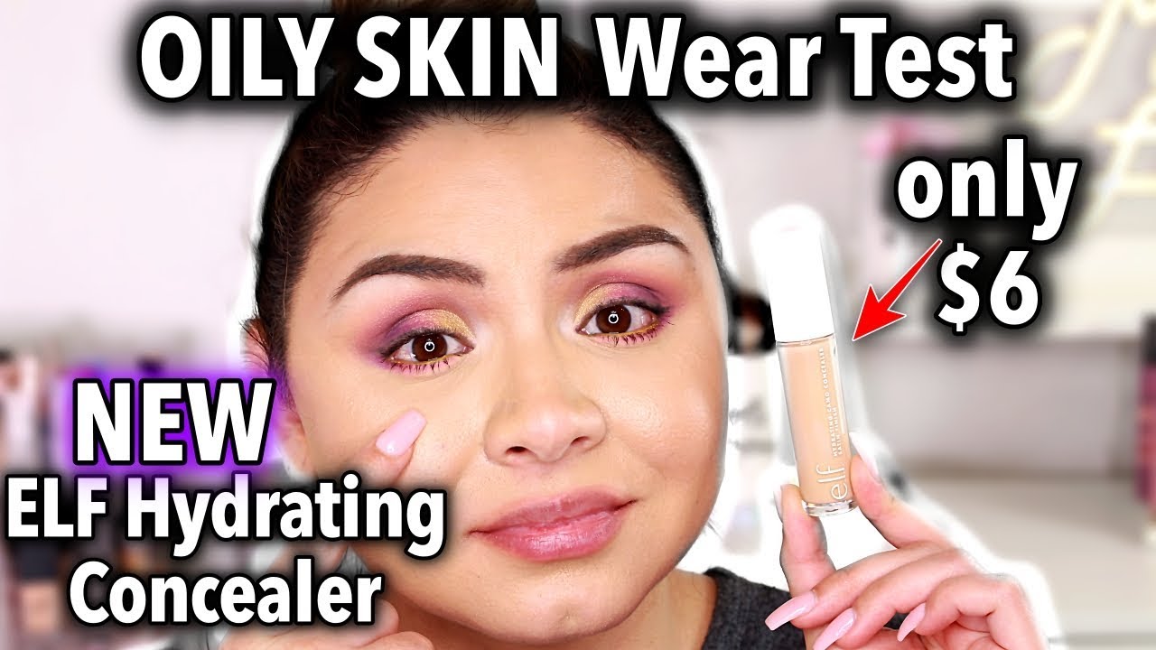 NEW Elf Camo Hydrating Concealer Review and Wear Test *Oily Skin*
