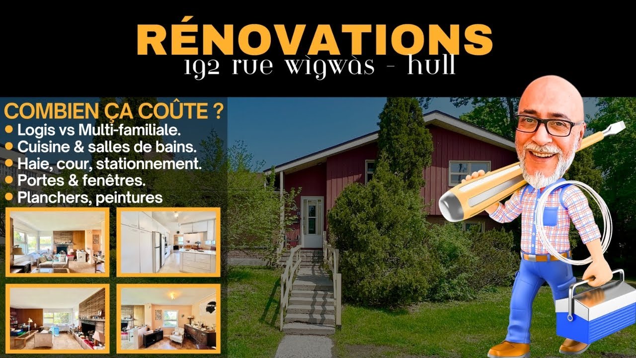 🔨Types de RÉNOS pour améliorer le 192 Wìgwàs🪚 (Prix ✚ Idées ✚ Conseils) 🏡 VENDU en haut de 500k 🏡