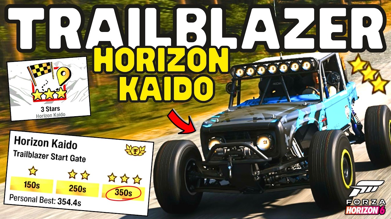 Forza Horizon 6 &ndash; Jak zdobyć 3 GWIAZDKI w Horizon Kaido Trailblazer &ndash; Jakiego auta UŻYĆ &ndash; NAJLEPS...