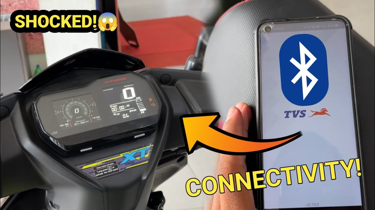 How To Connect 2022 New TVS Ntorq 125 XT with Smartphone Mobile with Bluetooth