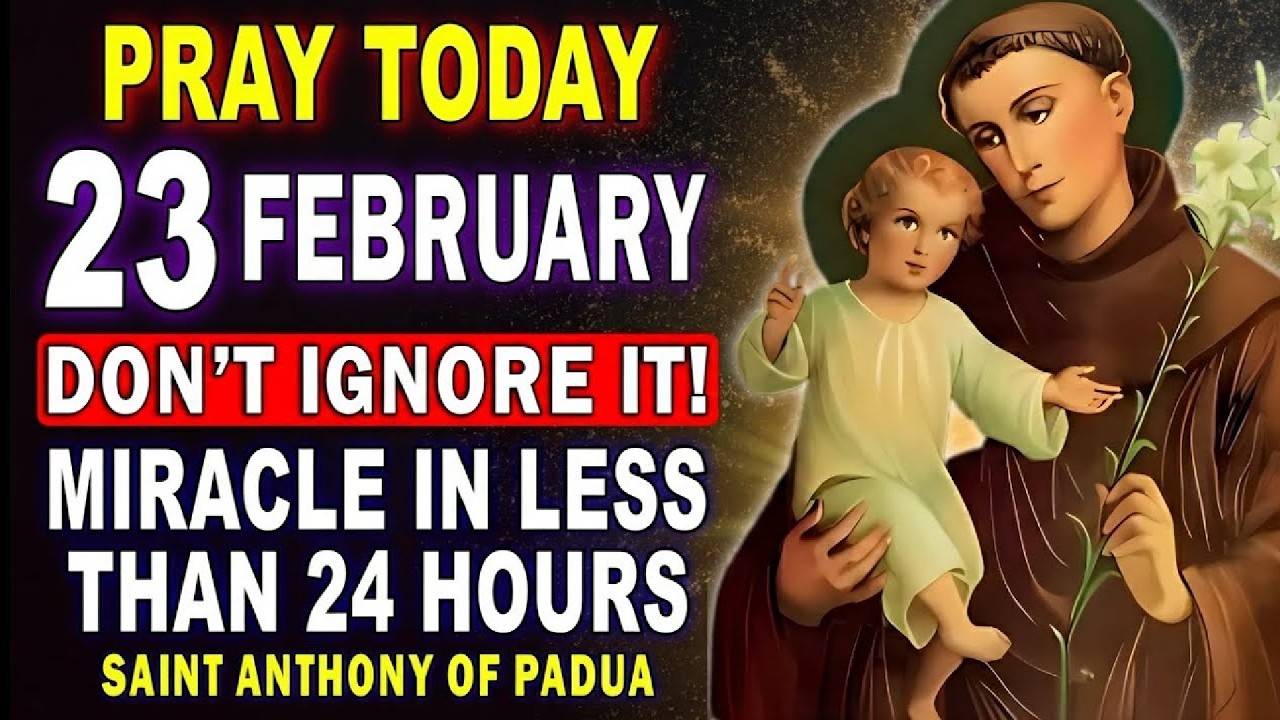 Powerful Prayer to Saint Anthony for Family Healing | Saint Anthony