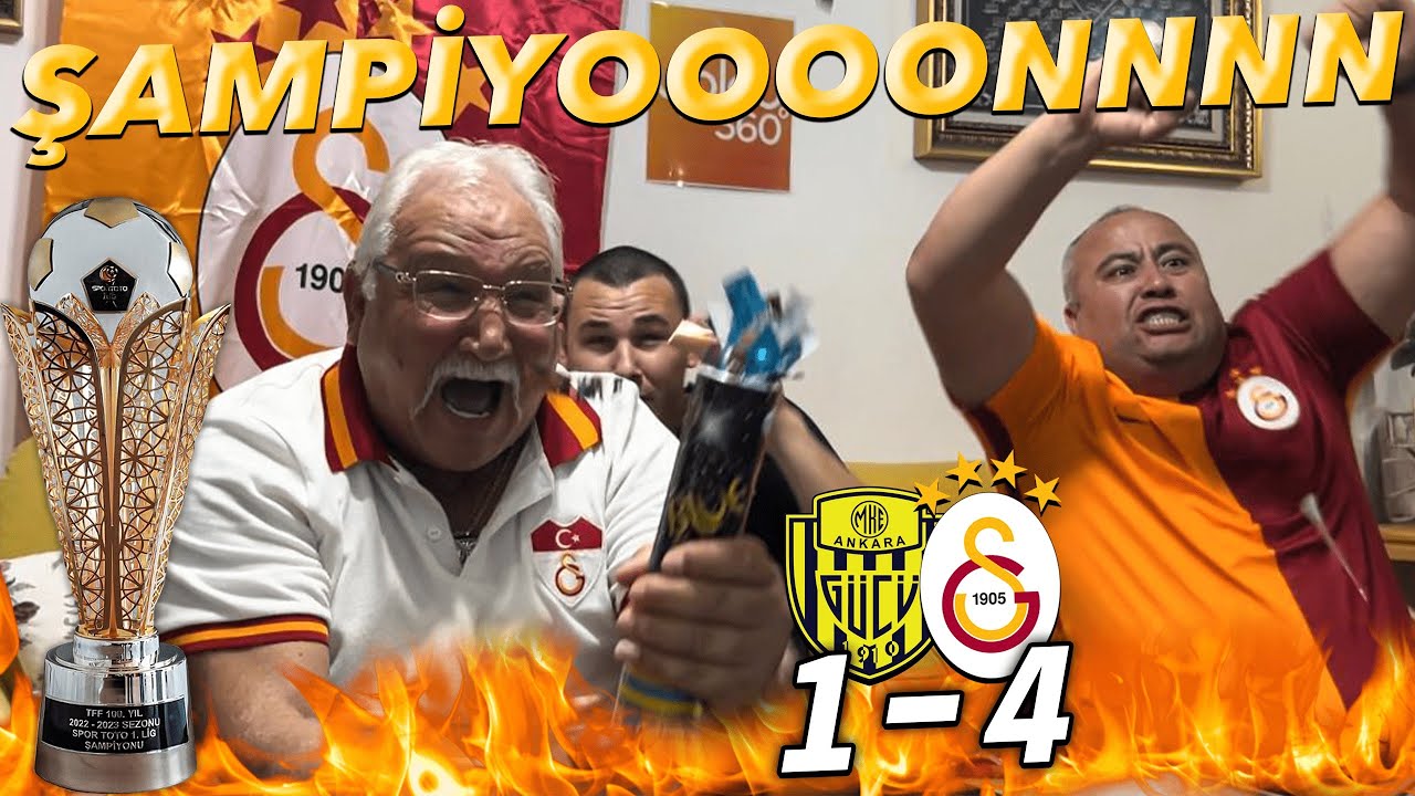 MÜMTAZREİS MURADINA ERDİ GALATASARAY ŞAMPİYON OLDU👏ANKARAGÜCÜ 1-4 GALATASARAY #galatasaray