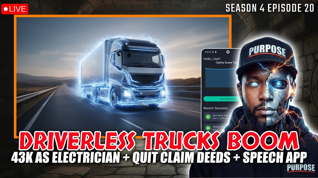 BECAREFUL What You Sign, Driverless Trucks, $43k As Electrician | Building Speech App | S4E21