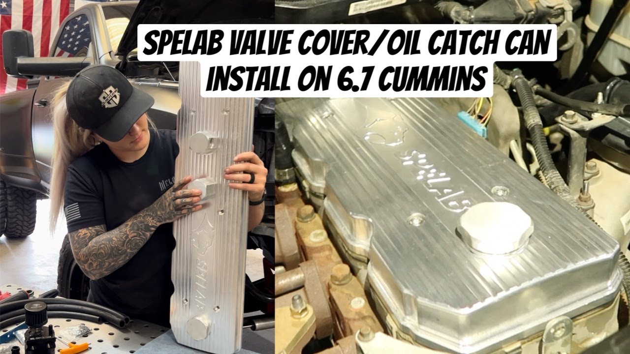 Крышка клапана Spelab и маслоуловитель могут быть установлены на двигатель Cummins 6.7 4-го покол...