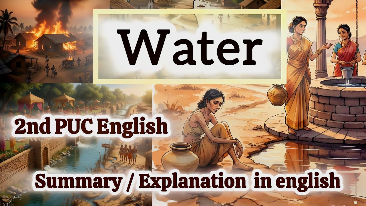 Вода 💧 Краткое содержание/объяснение стихотворения на английском языке для 2-го курса PUC