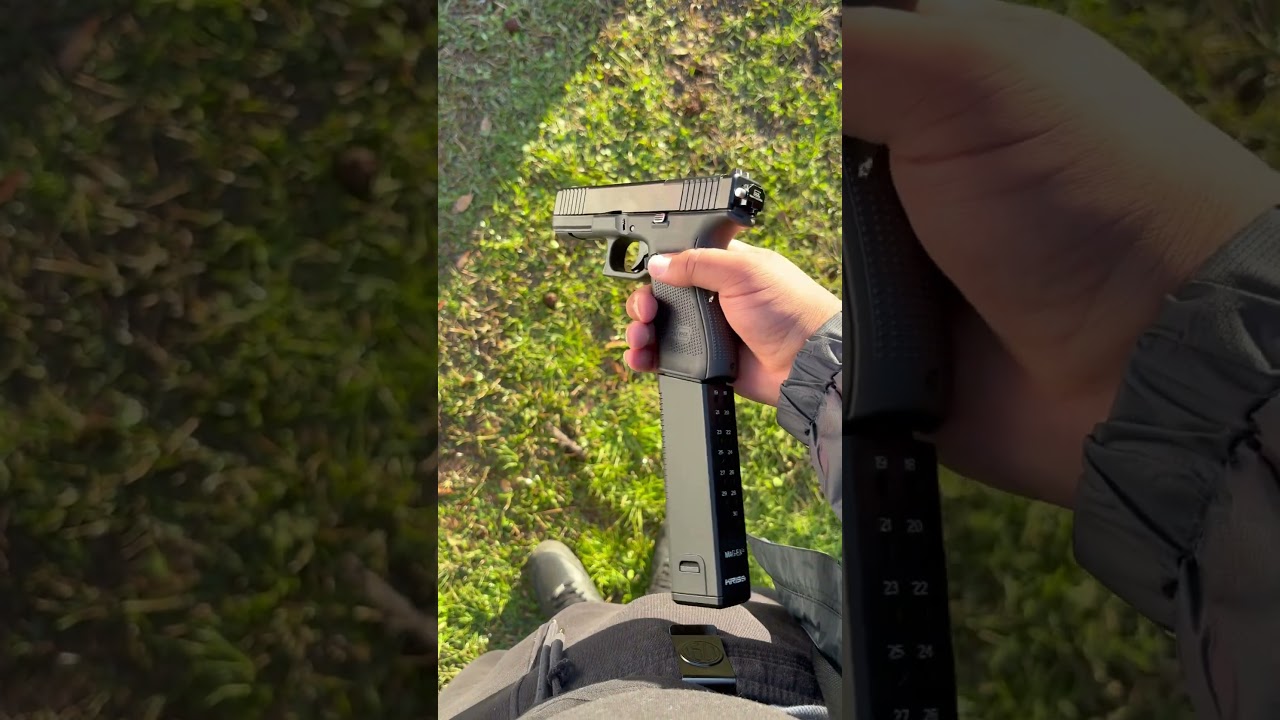 Glock 21 with a button🔥👀 #viralvideo #glock #youtubeshorts #switch