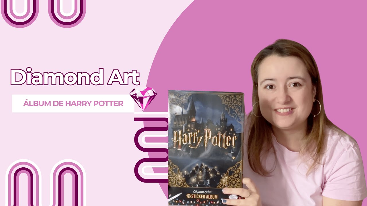 DIAMOND ART - Álbum de Harry Potter de pintura con diamantes