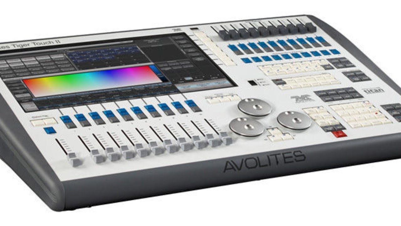 Live Avolites : Aperçu de la console