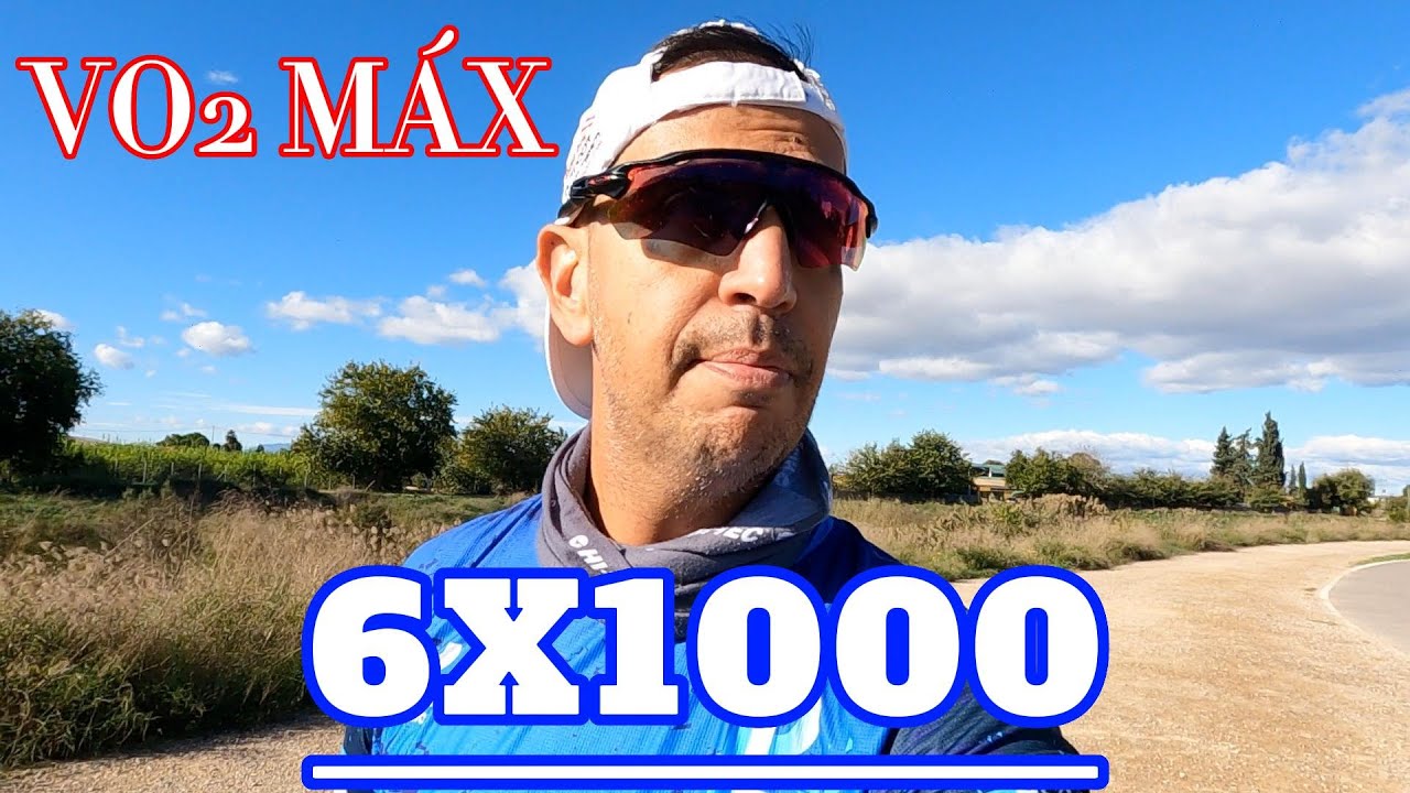 🏃🏽ENTRENAMIENTO de SERIES para  MEJORAR el VO2 MÁX ✅  6X1000 METROS 🔥