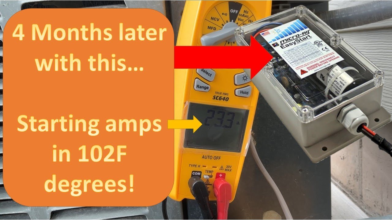 4 Months Later...Micro-Air EasyStart on full-size A/C Review. Starting Amps!