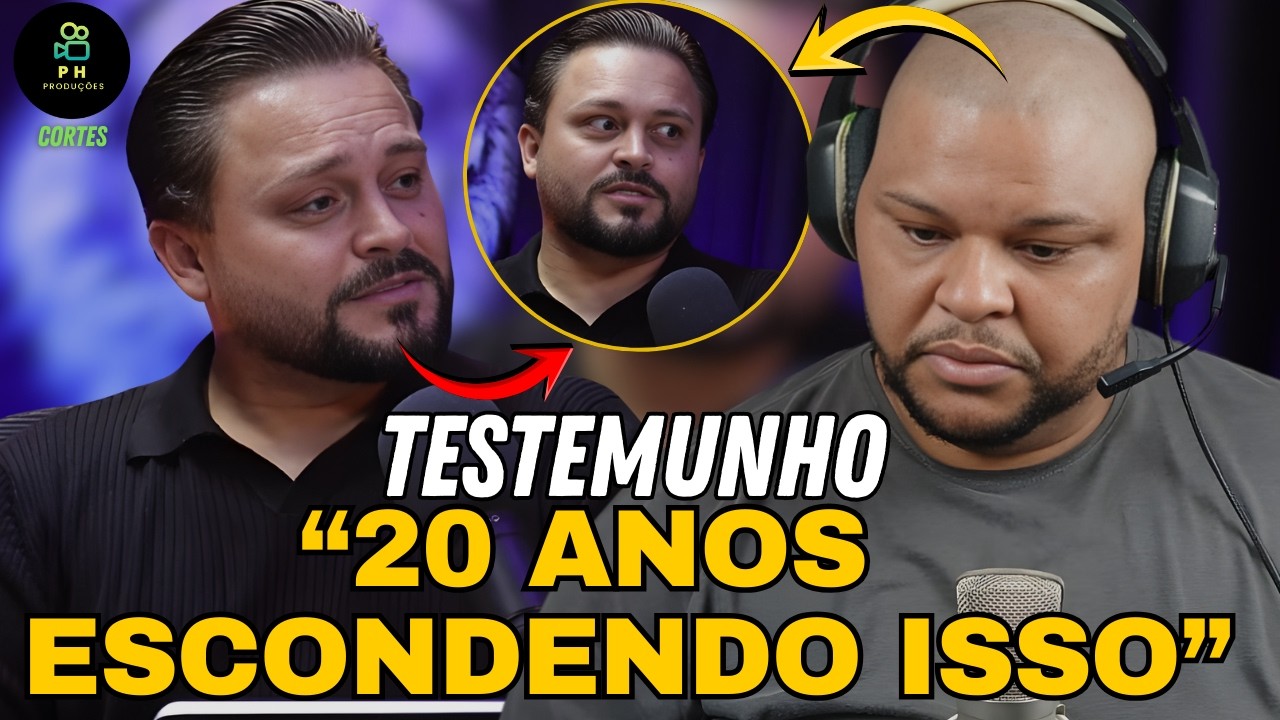 ✅É DE ARREPIAR O TESTEMUNHO DESSE PASTOR​😭“Eu Perdoei Quem Destruiu Minha Infância”​✔️​