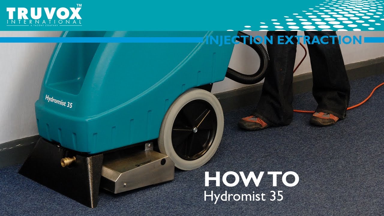How to use your Hydromist 35 carpet extractor