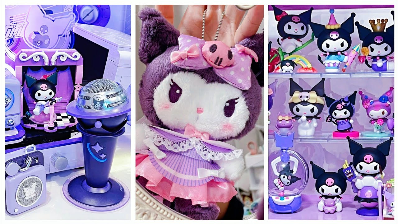 Kuromi Sanrio haul 💜Kawaii Unboxing & Shopping haul   #cindyasmr
