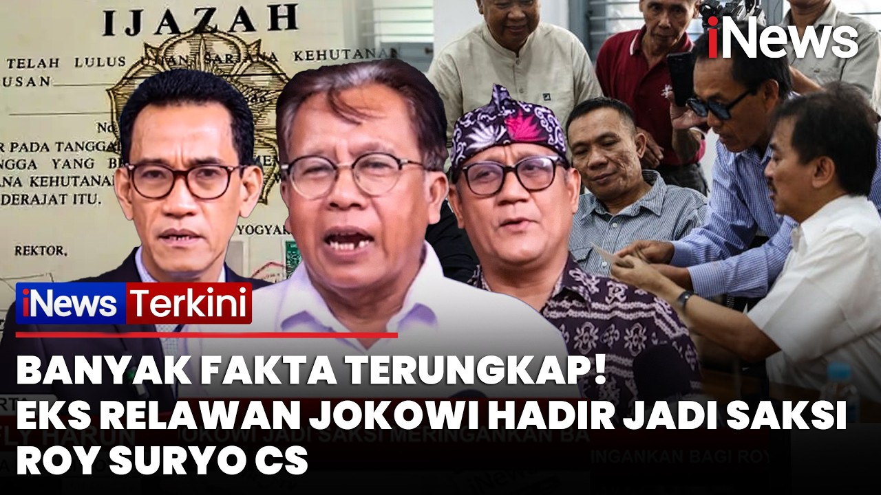 [FULL] Banyak Fakta Terungkap! Eks Relawan Jokowi Hadir Jadi Saksi Roy Suryo Cs