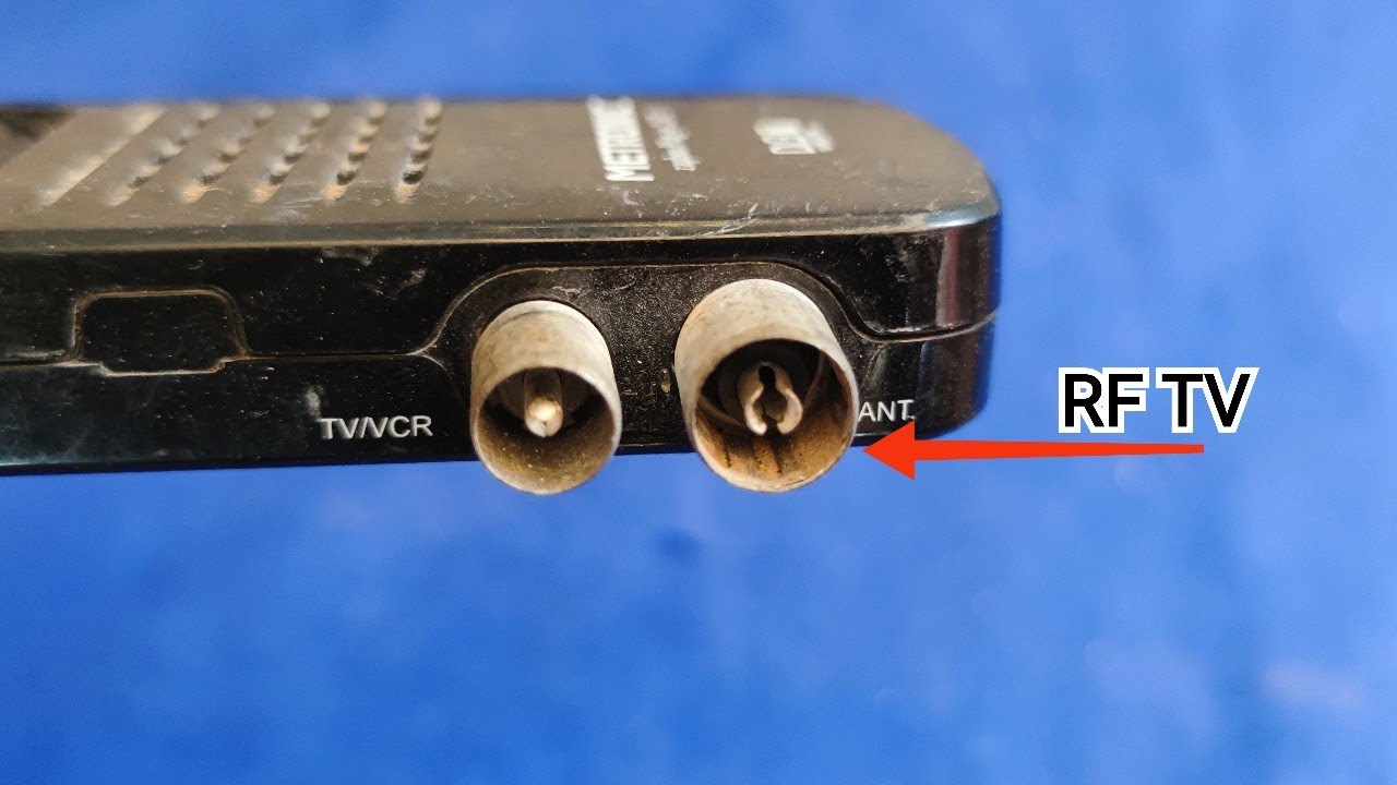 كيف تغير مدخل RF TV لجميع اجهزة tnt بالنظام الرقمي الجديد