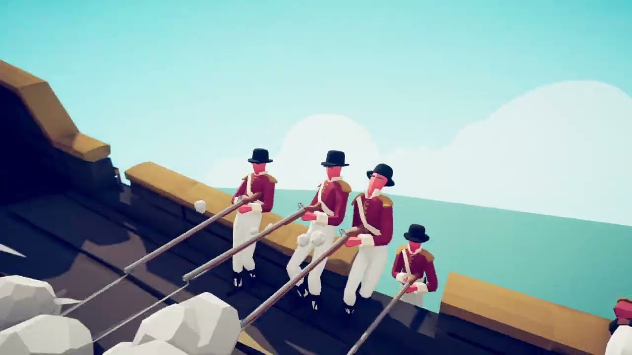 Defeating the Pirate Campaign with the British Empire: part 1 - Totally Accurate Battle Simulator