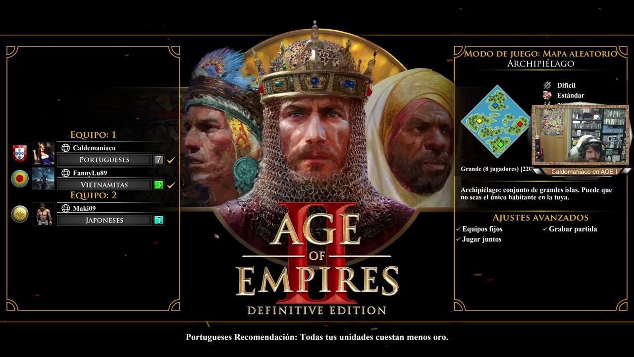 Volvemos a Age of empires 2!!! Última partida del año!!