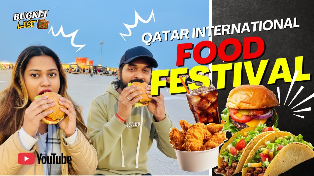 ලෝකේ වටේම තියන අමුතු ජාතියේ කෑම කන්න යමු 🍔🤤 Qatar International Food Festival 🌮❤️